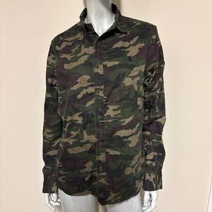 Polo by Ralph Lauren Men's Green Camo Button-Down Shirt